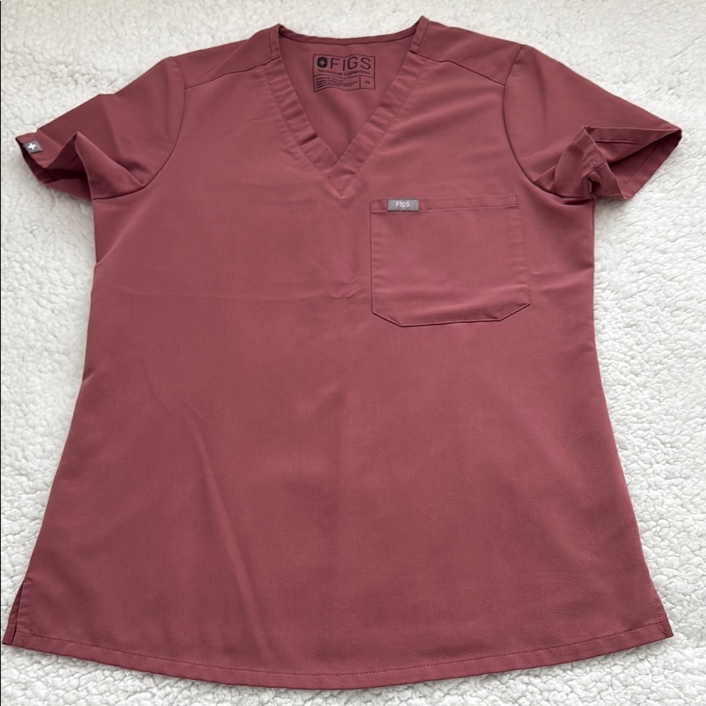 Figs mauve catarina top